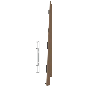Keralit Eindkappen 2817 rechts incl. connector (5 stuks) - Natuur eiken (per stuk)