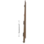 Keralit Eindkappen 2817 rechts incl. connector (5 stuks) - Natuur eiken (per stuk)