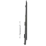 Keralit Eindkappen 2817 rechts incl. connector (5 stuks) - Taupe eiken (per stuk)