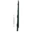 Keralit Eindkappen 2817 rechts incl. connector (5 stuks) - Donkergroen (per stuk)