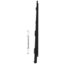Keralit Eindkappen 2817 rechts incl. connector (5 stuks) - Nightblack (per stuk)