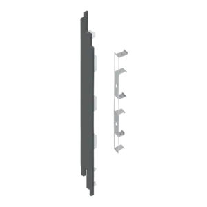 Keralit Eindkappen 2819 links incl. connector (5 stuks) - Basaltgrijs (per stuk)