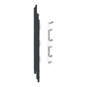 Keralit Eindkappen 2819 links incl. connector (5 stuks) - Monumentenblauw (per stuk)