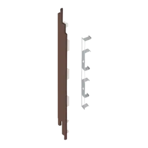 Keralit Eindkappen 2819 links incl. connector (5 stuks) - Bruin eiken (per stuk)