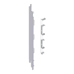 Keralit Eindkappen 2819 links incl. connector (5 stuks) - Wit eiken (per stuk)