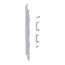 Keralit Eindkappen 2819 links incl. connector (5 stuks) - Wit eiken (per stuk)