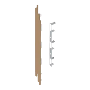 Keralit Eindkappen 2819 links incl. connector (5 stuks) - Natuur eiken (per stuk)