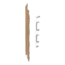 Keralit Eindkappen 2819 links incl. connector (5 stuks) - Natuur eiken (per stuk)