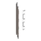 Keralit Eindkap voor 2819 links (5 stuks) - Taupe eiken
