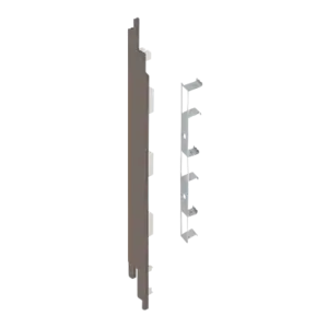 Keralit Eindkappen 2819 links incl. connector (5 stuks) - Taupe eiken (per stuk)