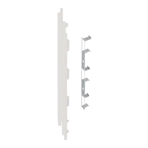 Keralit Eindkappen 2819 links incl. connector (5 stuks) - Wit (per stuk)