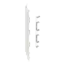 Keralit Eindkappen 2819 links incl. connector (5 stuks) - Wit (per stuk)