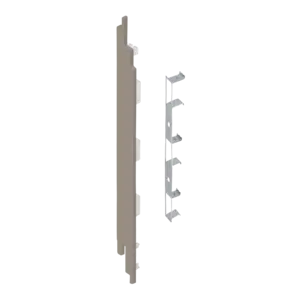 Keralit Eindkappen 2819 links incl. connector (5 stuks) - Vergrijsd ceder (per stuk)