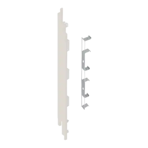Keralit Eindkappen 2819 links incl. connector (5 stuks) - Snowwhite (per stuk)
