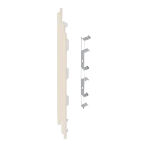 Keralit Eindkappen 2819 links incl. connector (5 stuks) - Sandcream (per stuk)