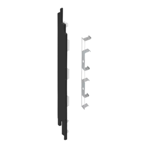 Keralit Eindkappen 2819 links incl. connector (5 stuks) - Nightblack (per stuk)