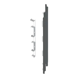 Keralit Eindkappen 2819 rechts incl. connector (5 stuks) - Basaltgrijs (per stuk)