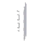 Keralit Eindkap voor 2819 rechts (5 stuks) - Wit eiken