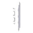 Keralit Eindkappen 2819 rechts incl. connector (5 stuks) - Wit eiken (per stuk)