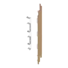 Keralit Eindkap voor 2819 rechts (5 stuks) - Natuur eiken