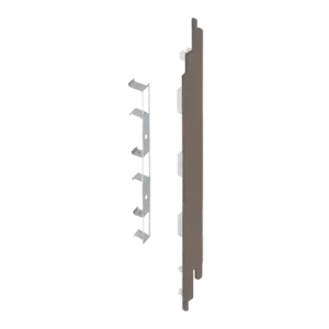 Keralit Eindkappen 2819 rechts incl. connector (5 stuks) - Taupe eiken (per stuk)
