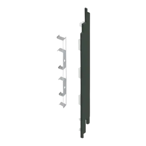 Keralit Eindkappen 2819 rechts incl. connector (5 stuks) - Donkergroen (per stuk)