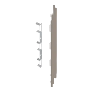Keralit Eindkappen 2819 rechts incl. connector (5 stuks) - Vergrijsd ceder (per stuk)