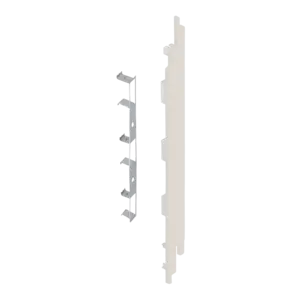Keralit Eindkappen 2819 rechts incl. connector (5 stuks) - Snowwhite (per stuk)