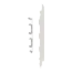 Keralit Eindkappen 2819 rechts incl. connector (5 stuks) - Snowwhite (per stuk)