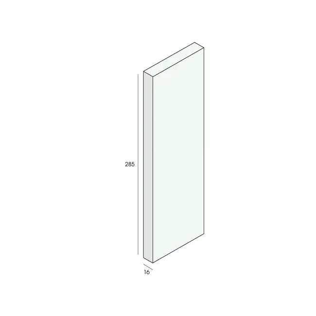 Unipanel 285 mm paneel (1 x 290 cm)