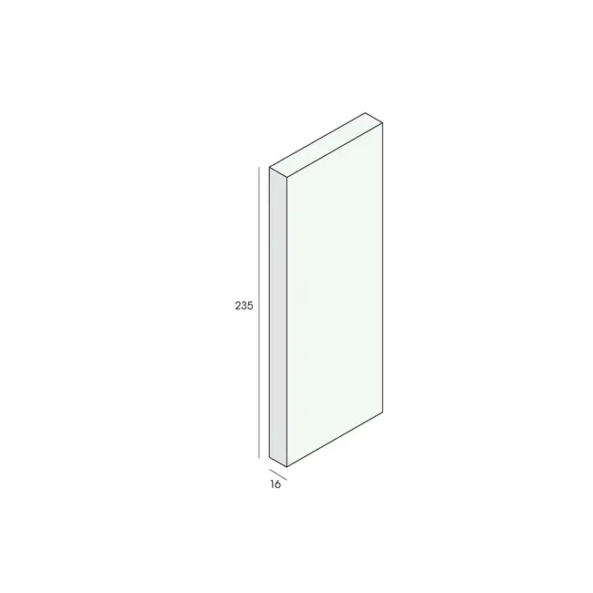 Unipanel 235 mm paneel (1 x 290 cm)