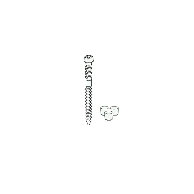 Unipanel Schroef 4x50 (100 stuks incl. dopjes)