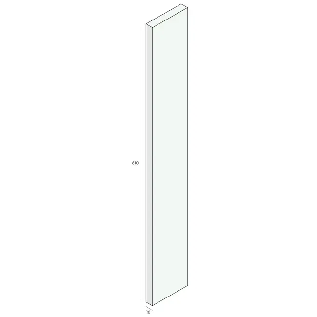 Unipanel 610 mm paneel (1 x 290 cm)