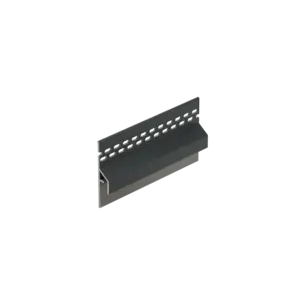 Keralit Trim / kraal ventilerend aansluitprofiel 10 mm - Antraciet (1 x 600 cm)