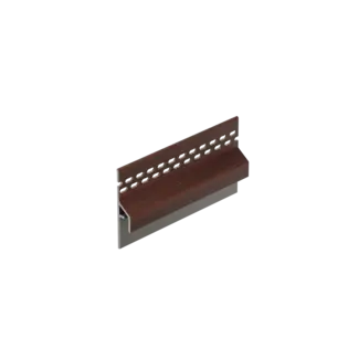 Keralit Trim / kraal ventilerend aansluitprofiel 10 mm - Mahonie