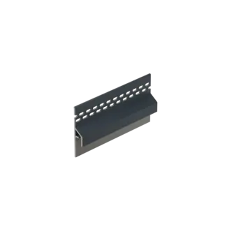 Keralit Trim / kraal ventilerend aansluitprofiel 10 mm - Monumentenblauw