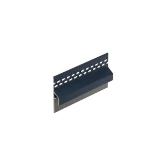 Keralit Trim / kraal ventilerend aansluitprofiel 10 mm - Staalblauw