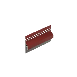Keralit Trim / kraal ventilerend aansluitprofiel 10 mm - Wijnrood