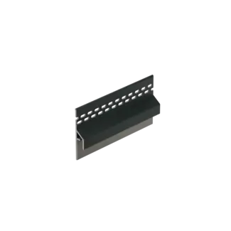 Keralit Trim / kraal ventilerend aansluitprofiel 10 mm - Monumentengroen