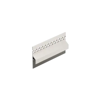 Keralit Trim / kraal ventilerend aansluitprofiel 10 mm - Wit