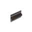 Keralit Trim / kraal ventilerend aansluitprofiel 10 mm - Donkerbruin (1 x 600 cm)