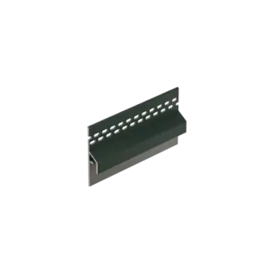 Keralit Trim / kraal ventilerend aansluitprofiel 10 mm - Donkergroen (1 x 600 cm)