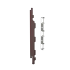 Keralit Eindkap voor 2815 links (5 stuks) - Bruin eiken