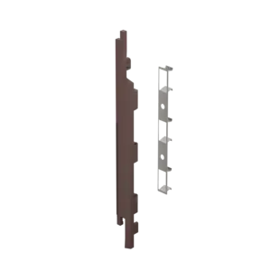 Keralit Eindkap voor 2815 links (5 stuks) - Bruin eiken (per stuk)