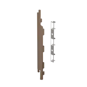 Keralit Eindkap voor 2815 links (5 stuks) - Natuur eiken (per stuk)