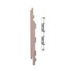 Keralit Eindkap voor 2815 links (5 stuks) - Vergrijsd ceder