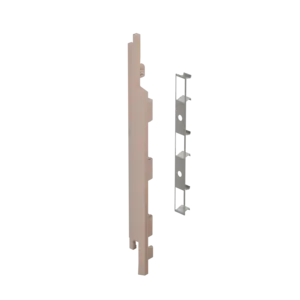 Keralit Eindkap voor 2815 links (5 stuks) - Vergrijsd ceder (per stuk)