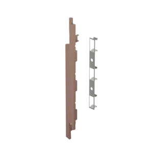 Keralit Eindkap voor 2815 rechts (5 stuks) - Bruingrijs (per stuk)
