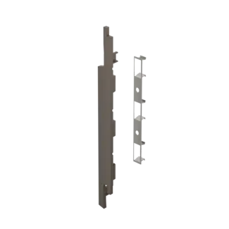 Keralit Eindkap voor 2815 rechts (5 stuks) - Kwartsgrijs