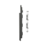 Keralit Eindkap voor 2815 rechts (5 stuks) - Basaltgrijs (per stuk)